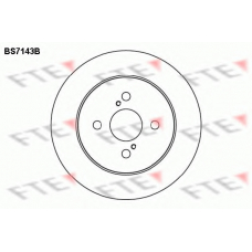 BS7143B FTE Тормозной диск