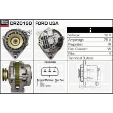 DRZ0190 DELCO REMY Генератор