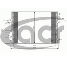300656 ACR Конденсатор, кондиционер