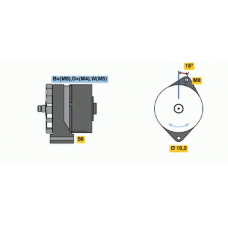 0 120 469 850 BOSCH Генератор