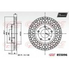 855096.0000 MAXTECH Тормозной диск