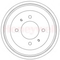 329274B BENDIX Тормозной барабан