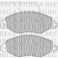 BBP1850 BORG & BECK Комплект тормозных колодок, дисковый тормоз