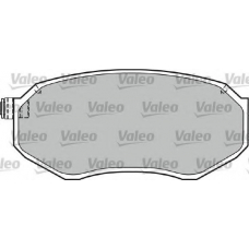 551758 VALEO Комплект тормозных колодок, дисковый тормоз