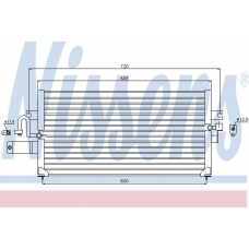 94023 NISSENS Конденсатор, кондиционер