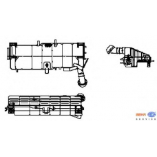 8MA 376 705-361 HELLA Компенсационный бак, охлаждающая жидкость