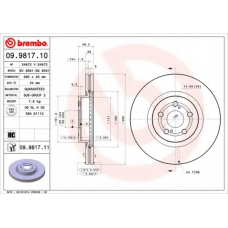 BS 8591 BRECO Тормозной диск