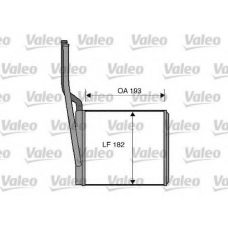 812273 VALEO Теплообменник, отопление салона