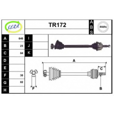 TR172 SERA Приводной вал