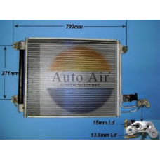 16-1054 AUTO AIR GLOUCESTER Конденсатор, кондиционер