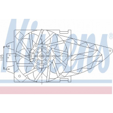 85150 NISSENS Вентилятор, охлаждение двигателя
