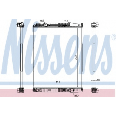 627910 NISSENS Радиатор, охлаждение двигателя
