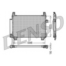 DCN50007 DENSO Конденсатор, кондиционер