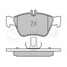 025 216 6419/PD MEYLE Комплект тормозных колодок, дисковый тормоз