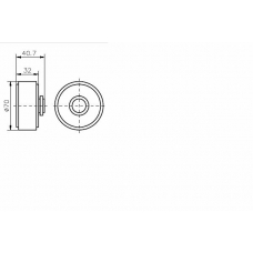 TKR 9121 TIMKEN Натяжной ролик, ремень грм