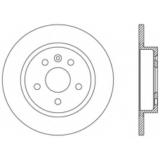 BDA2537.10 OPEN PARTS Тормозной диск