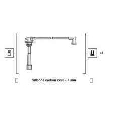 941318111151 MAGNETI MARELLI Комплект проводов зажигания