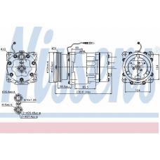 89180 NISSENS Компрессор, кондиционер