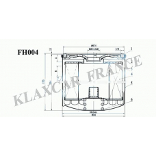 FH004z KLAXCAR FRANCE Масляный фильтр