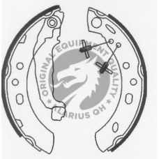 BS886 QH Benelux Комплект тормозных колодок