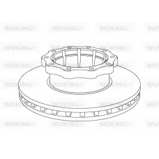 NSA1048.20 WOKING Тормозной диск