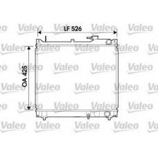 734162 VALEO Радиатор, охлаждение двигателя