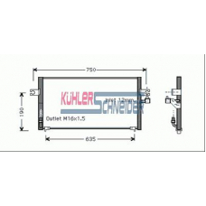 1620021 KUHLER SCHNEIDER Конденсатор, кондиционер