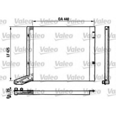 816679 VALEO Конденсатор, кондиционер