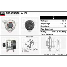 DRB4550 DELCO REMY Генератор