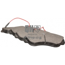 4163600519 Jp Group Комплект тормозных колодок, дисковый тормоз