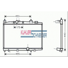 3201661 KUHLER SCHNEIDER Радиатор, охлаждение двигател