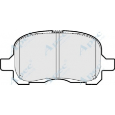 PAD977 APEC Комплект тормозных колодок, дисковый тормоз