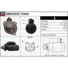 DRS7510 DELCO REMY Стартер