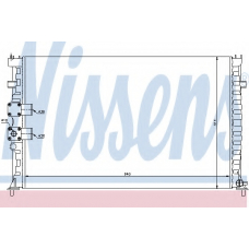 63735 NISSENS Радиатор, охлаждение двигателя
