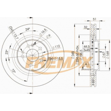 BD-3504 FREMAX Тормозной диск