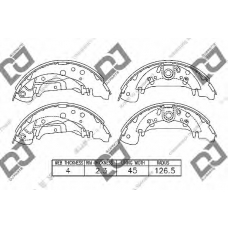 BS1420 DJ PARTS Комплект тормозных колодок