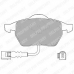 LP1525 DELPHI Комплект тормозных колодок, дисковый тормоз