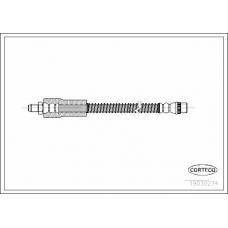 19030274 CORTECO Тормозной шланг