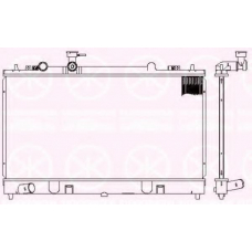 3451302162 KLOKKERHOLM Радиатор, охлаждение двигателя