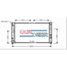 0600181 KUHLER SCHNEIDER Радиатор, охлаждение двигател