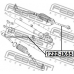 1222-IX55 FEBEST Осевой шарнир, рулевая тяга