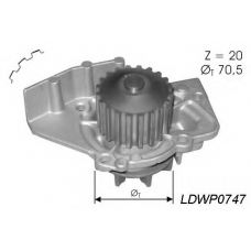 LDWP0747 TRW Водяной насос