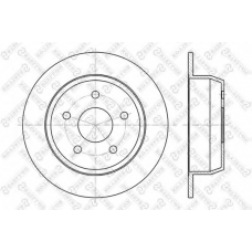 6020-9304-SX STELLOX Тормозной диск