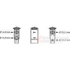 17001306 VAN WEZEL Расширительный клапан, кондиционер