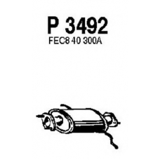 P3492 FENNO Предглушитель выхлопных газов