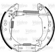 554885 VALEO Комплект тормозных колодок