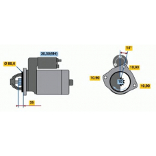 0 001 368 082 BOSCH Стартер