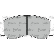 598620 VALEO Комплект тормозных колодок, дисковый тормоз