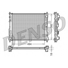 DRM23078 DENSO Радиатор, охлаждение двигателя