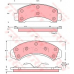 GDB4013 TRW Комплект тормозных колодок, дисковый тормоз